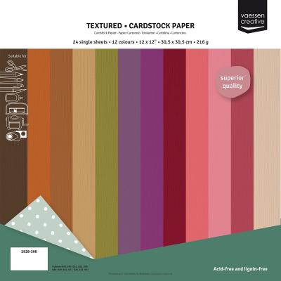 Vaessen Creative Cardstock (Textur) - Bohemian